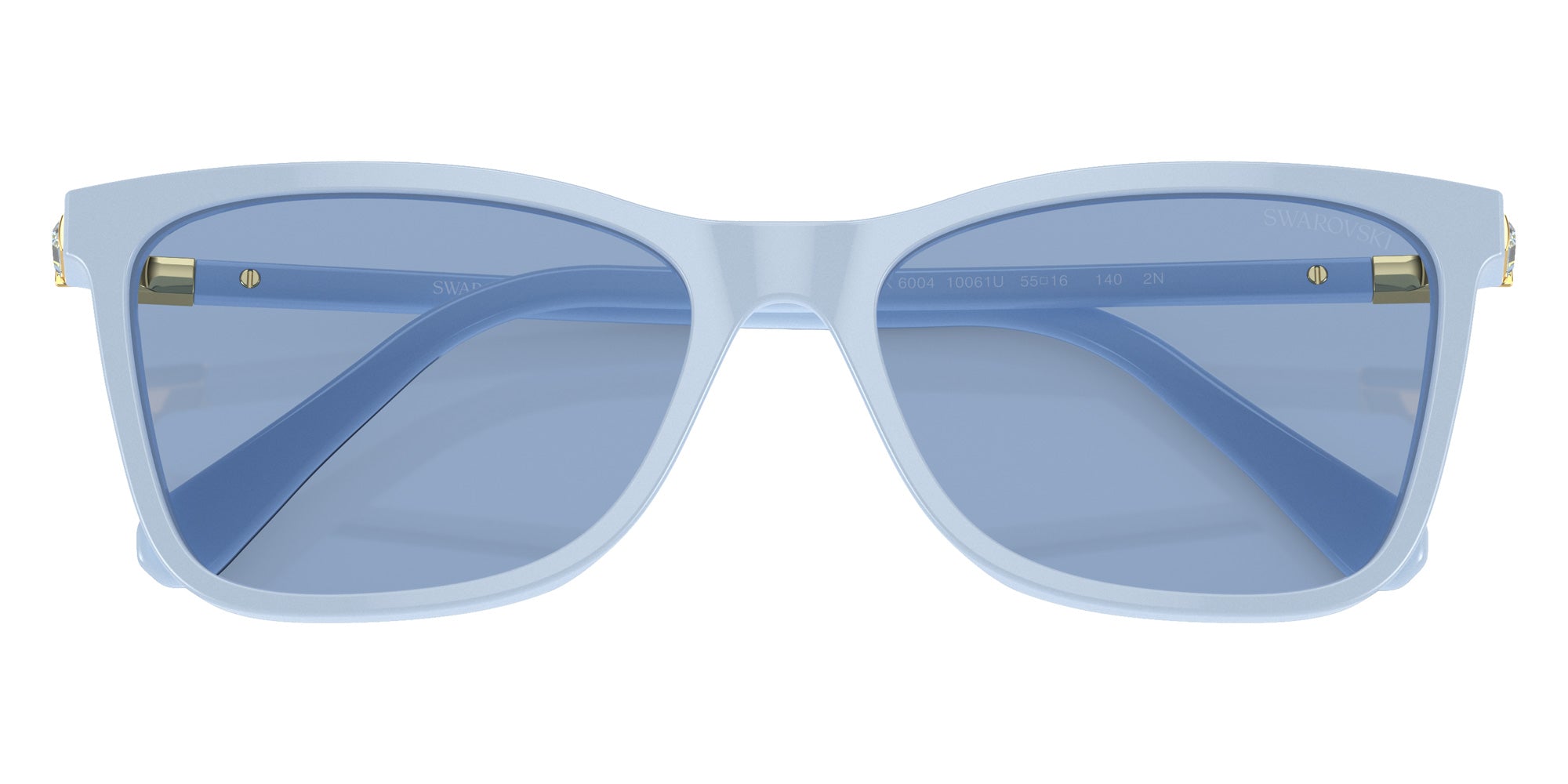 Swarovski SK6004 10061U 55 - Clear Blue / Light Blue Mirrored Silver Int #id:sk600410061u_s:100120