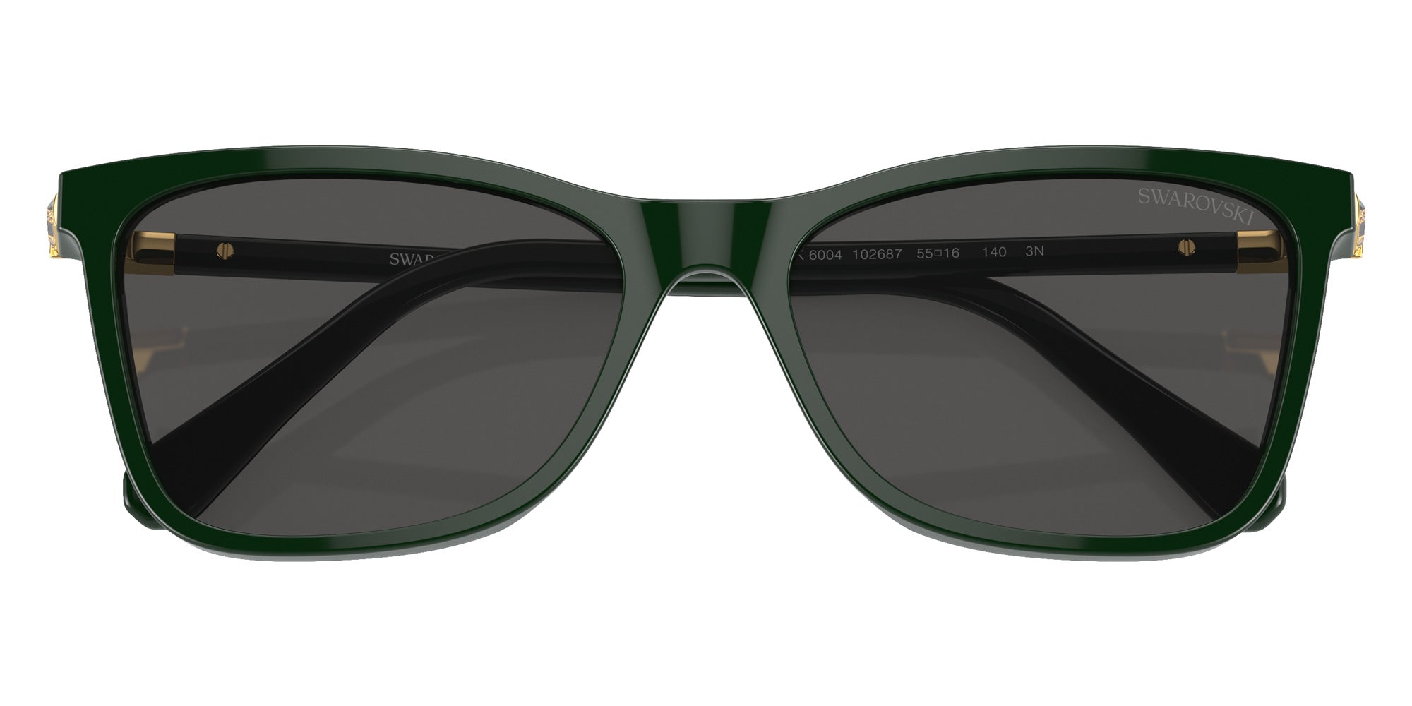 Swarovski SK6004 102687 55 - Green Emerald / Dark Gray #id:sk6004102687_s:108120