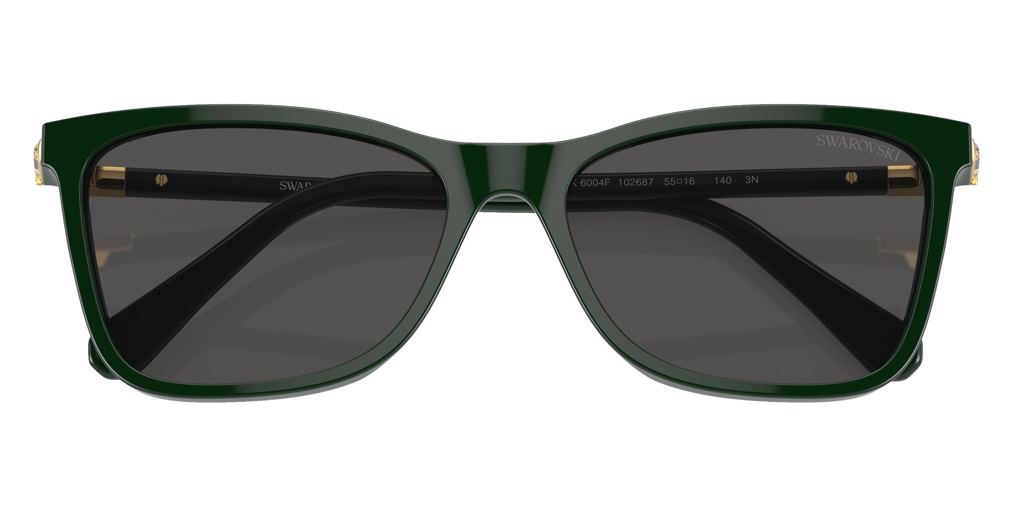 Swarovski SK6004F 102687 56 - Green Emerald / Dark Gray #id:sk6004f102687_s:104120