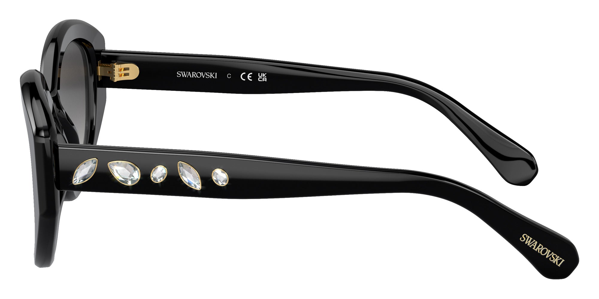 Swarovski SK6005 10018G 53 - Black / Gray Gradient #id:sk600510018g_s:100110