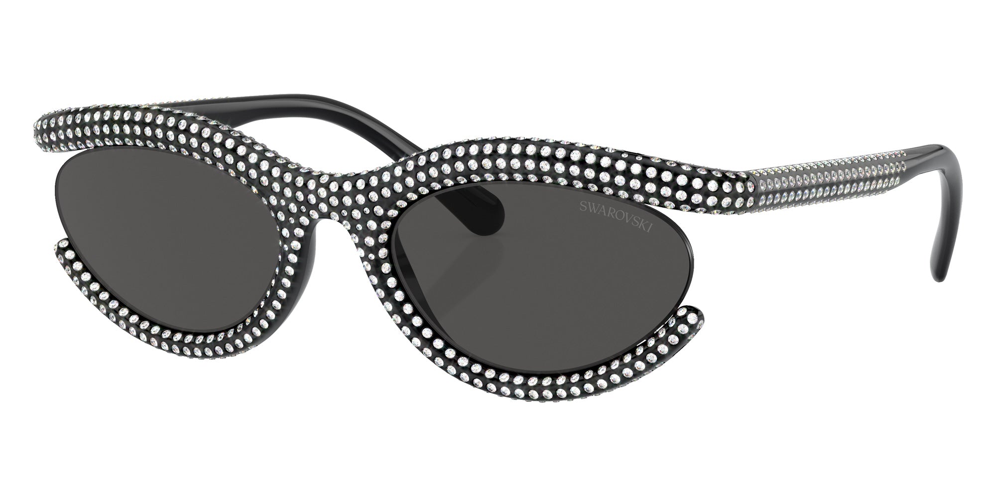 Swarovski SK6006 100187 54 - Black / Dark Gray #id:sk6006100187_s:100105