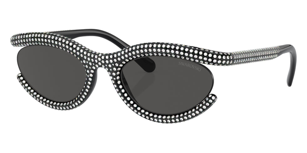 Swarovski SK6006 100187 54 - Black / Dark Gray #id:sk6006100187_s:100105