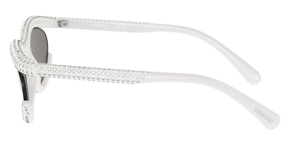 Swarovski SK6006 10336G 54 - Milky White / Light Gray Mirrored Silver #id:sk600610336g_s:104110