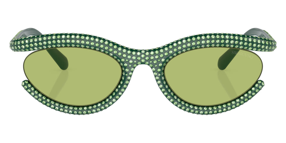 Swarovski SK6006 103430 54 - Green / Light Green Flash Silver Mirrored #id:sk6006103430_s:106100