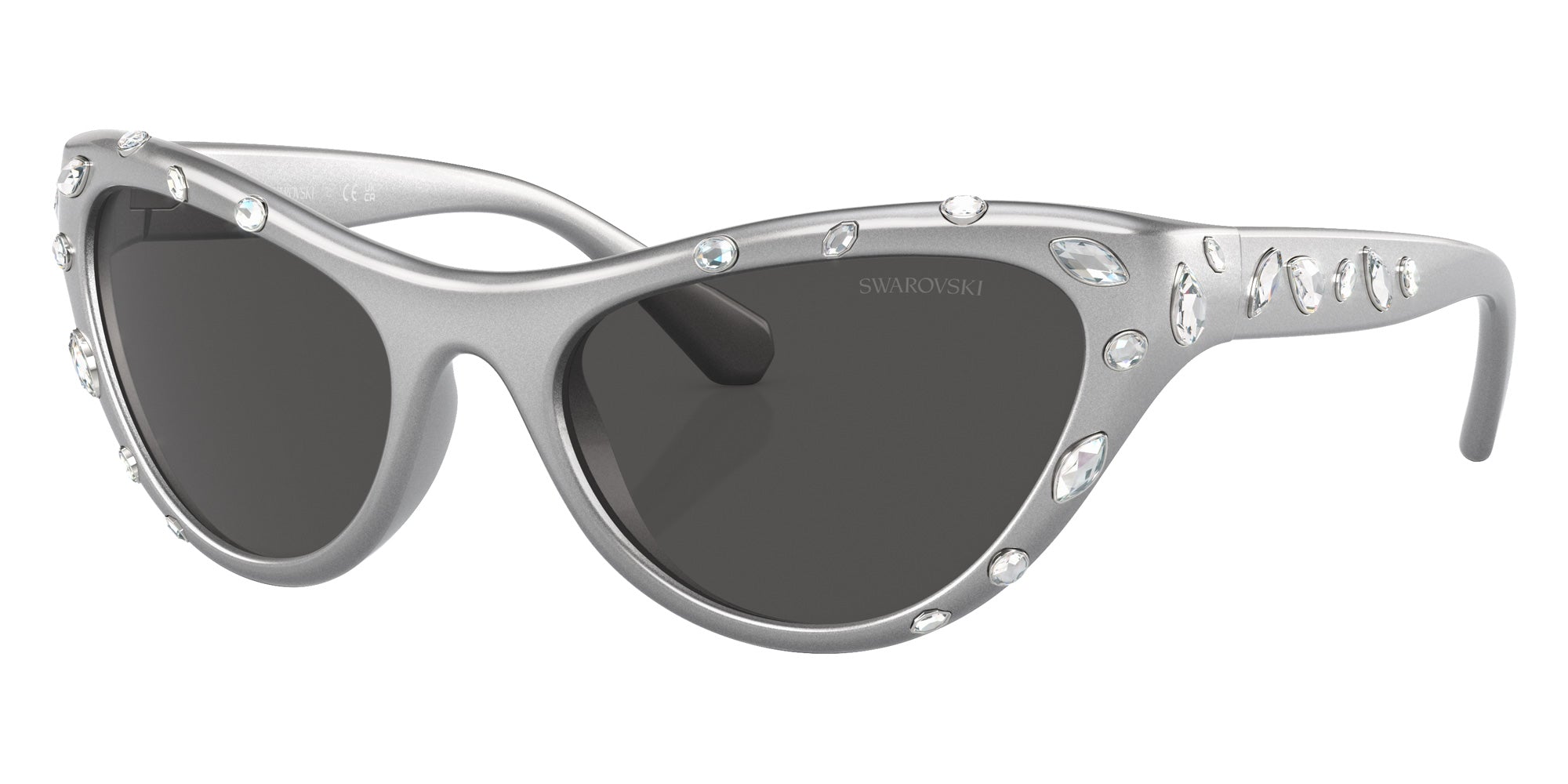 Swarovski SK6007 102187 57 - Metallic Gray / Dark Gray #id:sk6007102187_s:104105