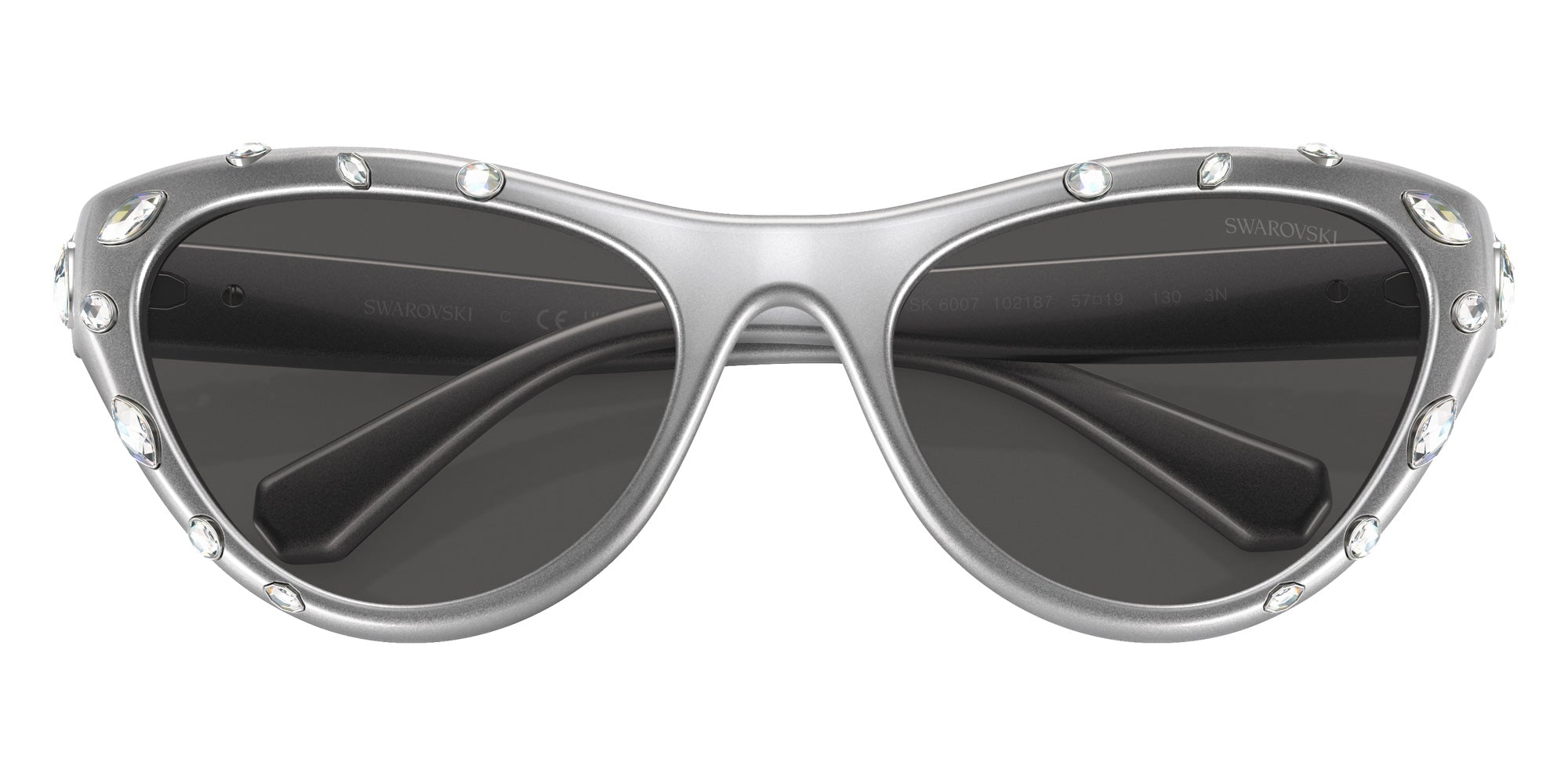 Swarovski SK6007 102187 57 - Metallic Gray / Dark Gray #id:sk6007102187_s:104120