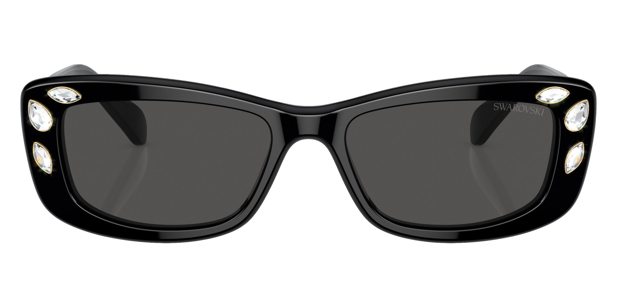 Swarovski SK6008 100187 54 - Black / Dark Gray #id:sk6008100187_s:100100