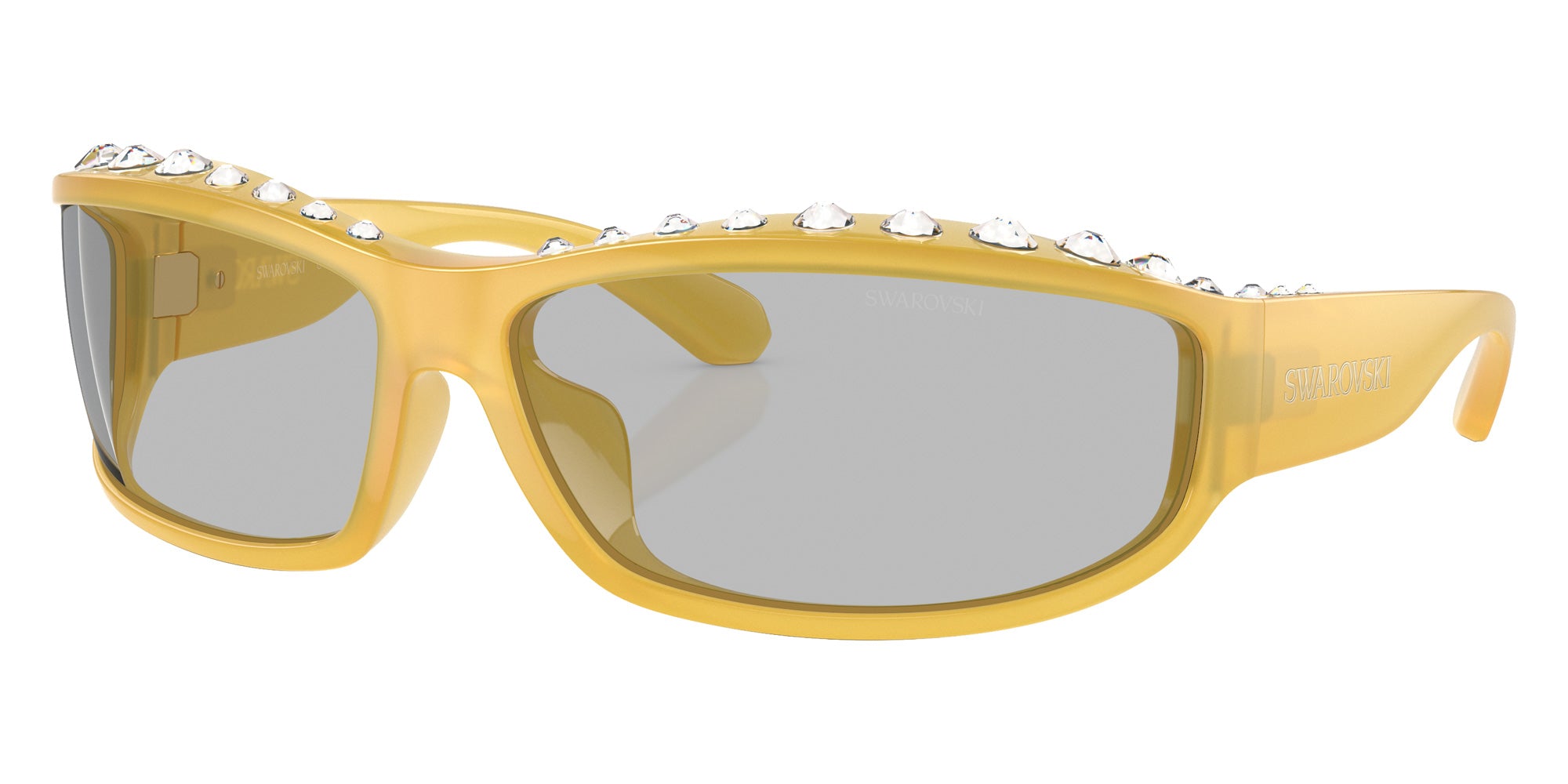 Swarovski SK6009 103087 73 - Opal Light Topaz / Light Gray #id:sk6009103087_s:106105
