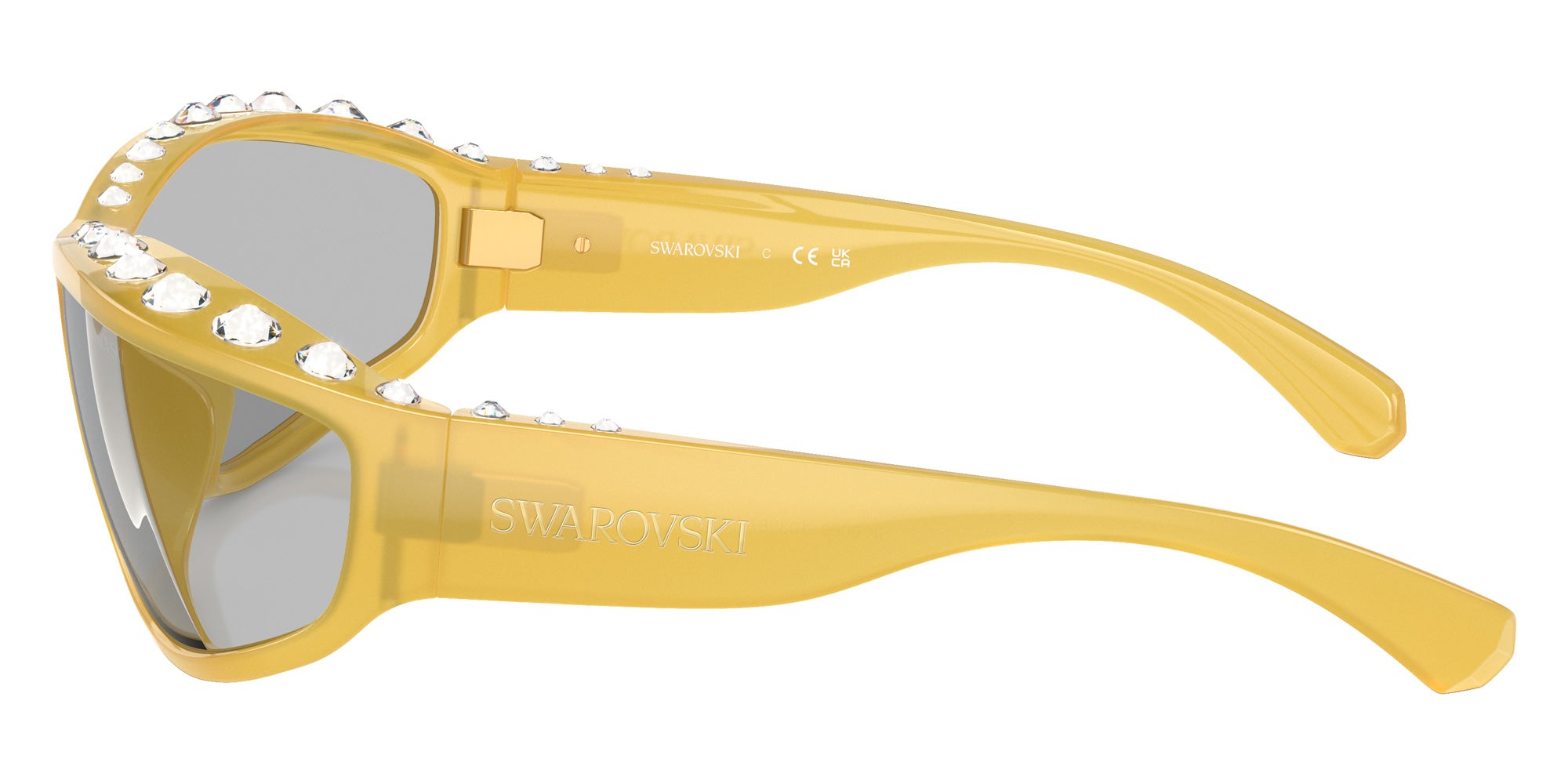 Swarovski SK6009 103087 73 - Opal Light Topaz / Light Gray #id:sk6009103087_s:106110