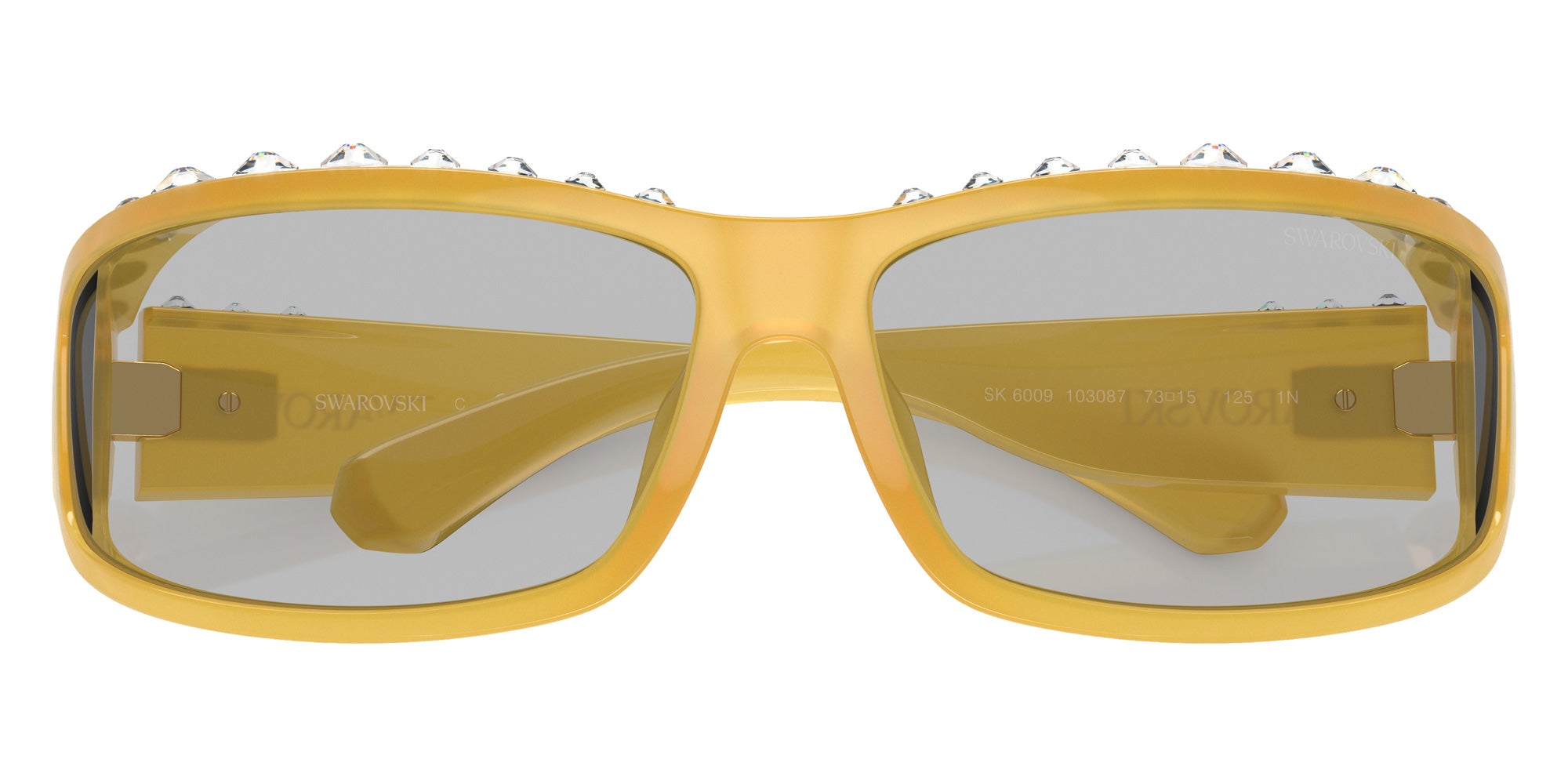 Swarovski SK6009 103087 73 - Opal Light Topaz / Light Gray #id:sk6009103087_s:106120