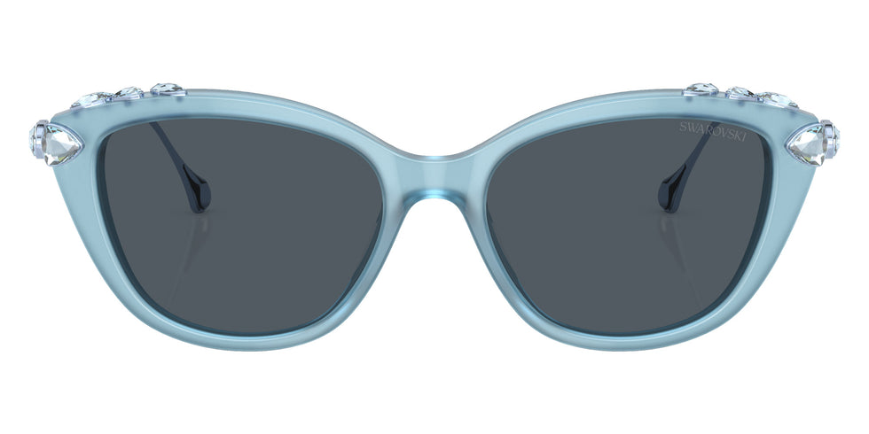 Swarovski SK6010 200487 53 - Opal Light Blue / Dark Gray #id:sk6010200487_s:110100