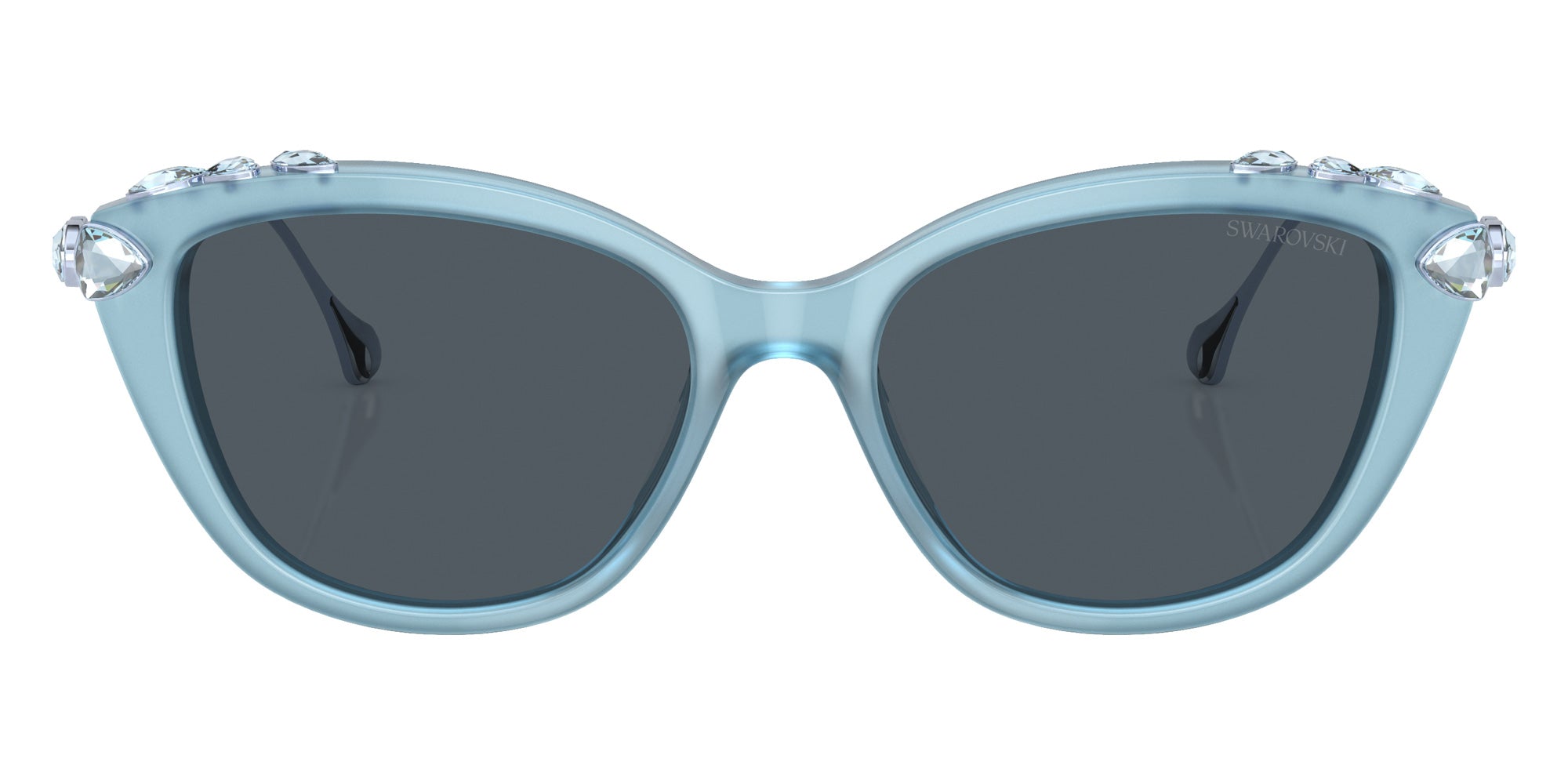 Swarovski SK6010F 200487 55 - Opal Light Blue / Dark Gray #id:sk6010f200487_s:102100