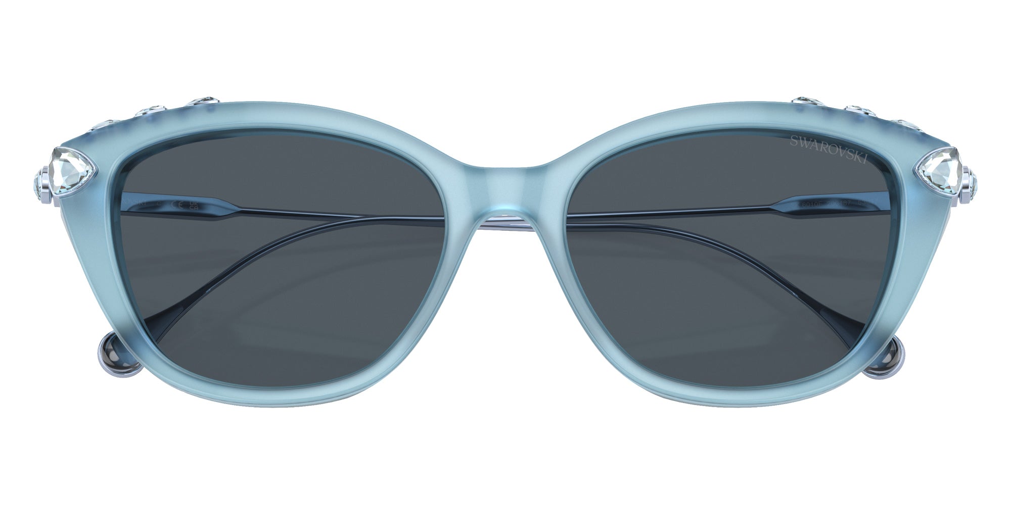 Swarovski SK6010F 200487 55 - Opal Light Blue / Dark Gray #id:sk6010f200487_s:102120
