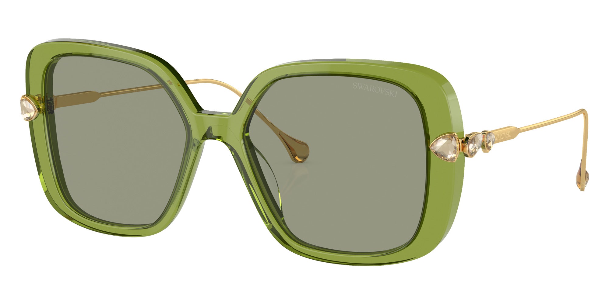 Swarovski SK6011 3002/2 55 - Transparent Green / Green #id:sk601130022_s:108105