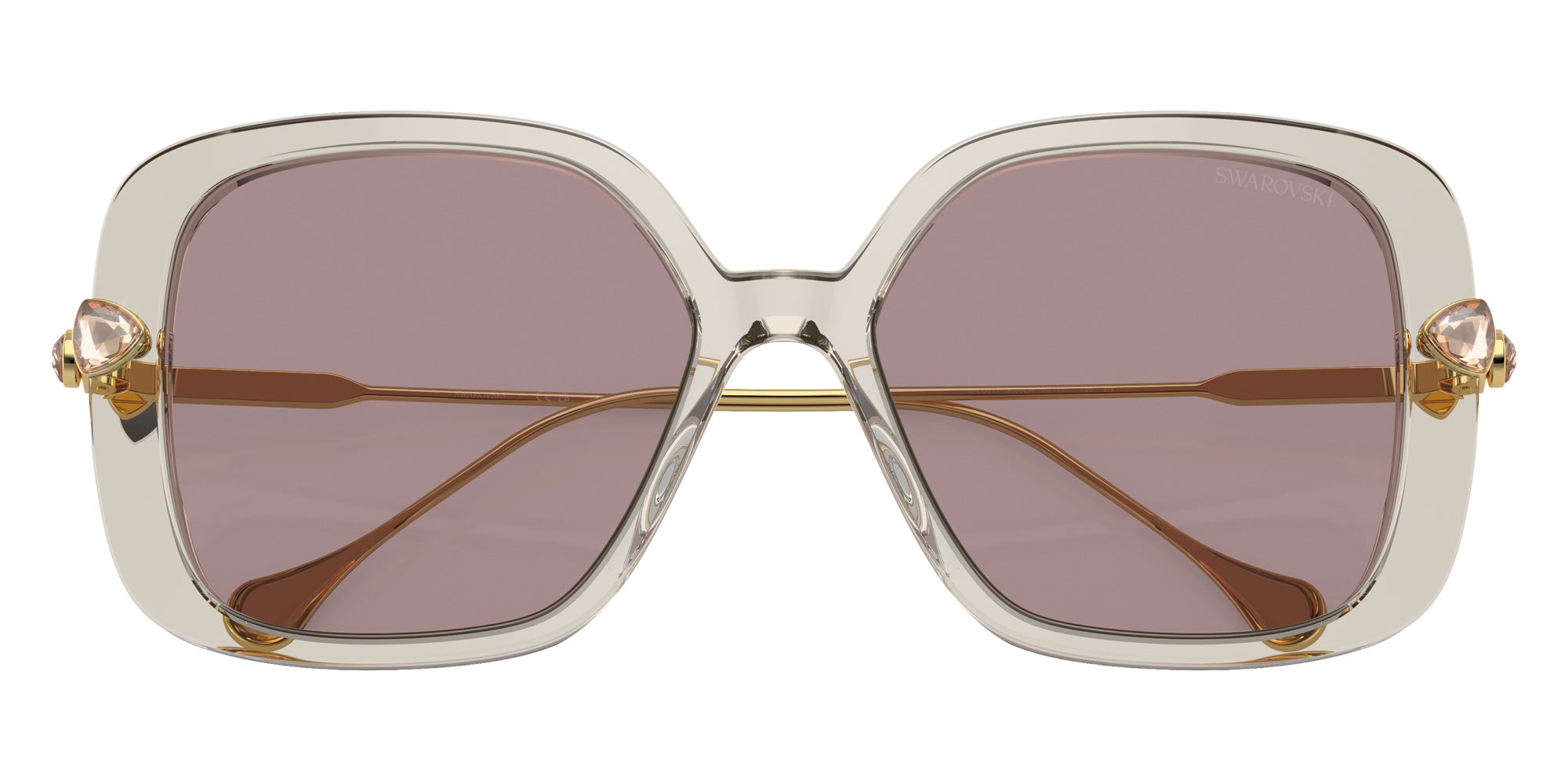 Swarovski SK6011 3003LA 55 - Transparent Light Brown / Violet #id:sk60113003la_s:110120