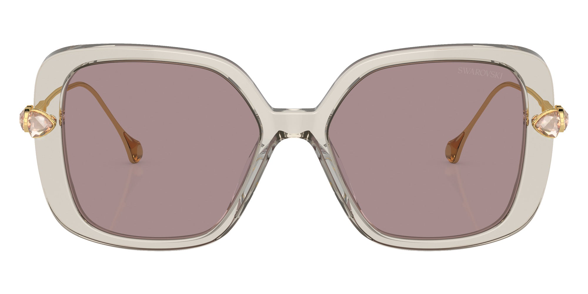 Swarovski SK6011F 3003LA 56 - Transparent Light Brown / Violet #id:sk6011f3003la_s:104100
