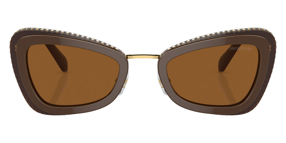Swarovski SK6012 101173 52 - Brown Light Brown / Dark Brown #id:sk6012101173_s:102100