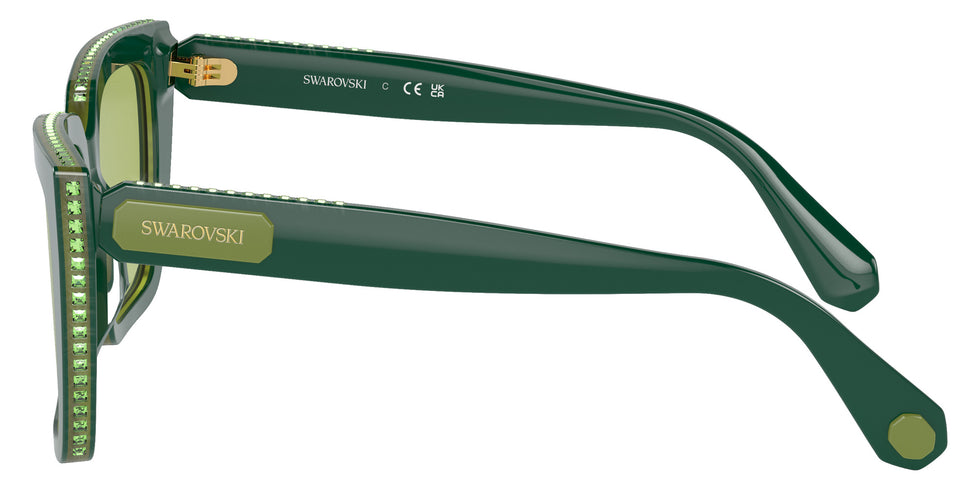 Swarovski SK6013 101730 54 - Green / Light Green Flash Silver Mirrored #id:sk6013101730_s:104110