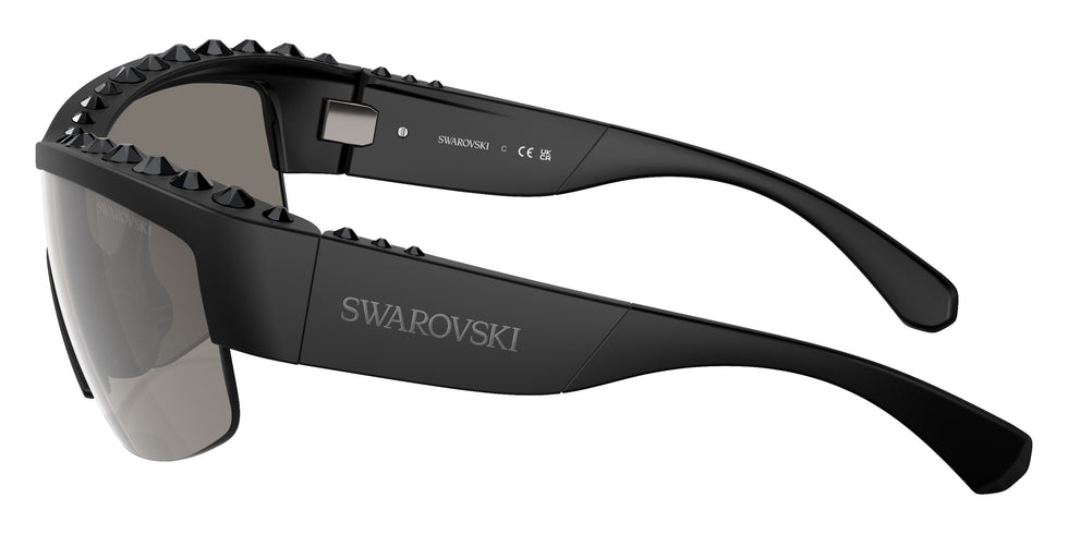 Swarovski SK6014 10016G 138 - Matte Black / Light Gray Mirrored Silver #id:sk601410016g_s:100110