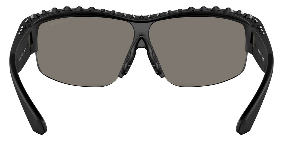 Swarovski SK6014 10016G 138 - Matte Black / Light Gray Mirrored Silver #id:sk601410016g_s:100115