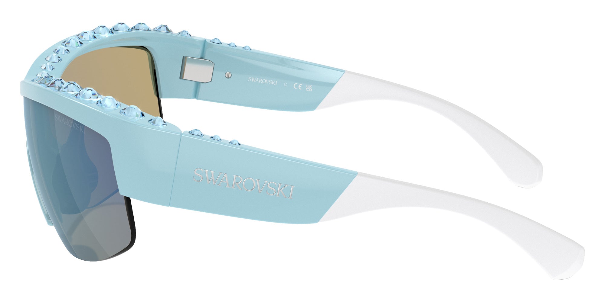 Swarovski SK6014 103655 138 - Light Blue / Light Green Mirrored Blue #id:sk6014103655_s:106110
