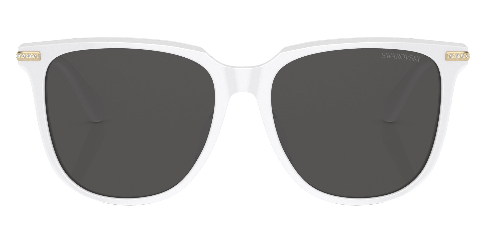 Swarovski SK6015D 103387 55 - White Opal / Dark Gray #id:sk6015d103387_s:104100