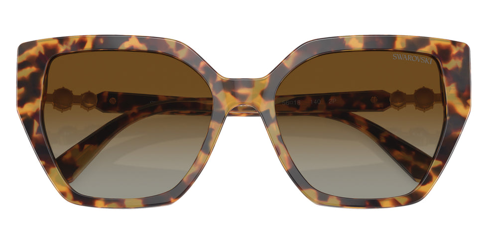 Swarovski SK6016 1004T5 56 - Medium Havana / Brown Polarized #id:sk60161004t5_s:104120