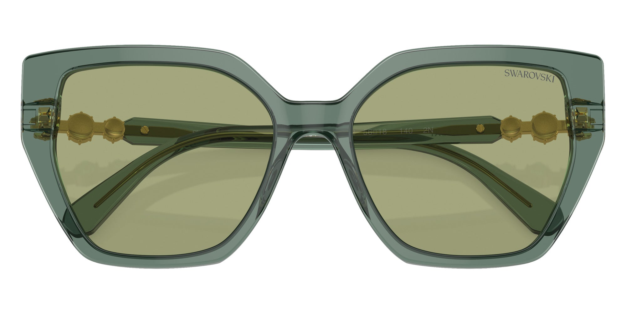 Swarovski SK6016 104382 56 - Transparent Green / Dark Green #id:sk6016104382_s:106120