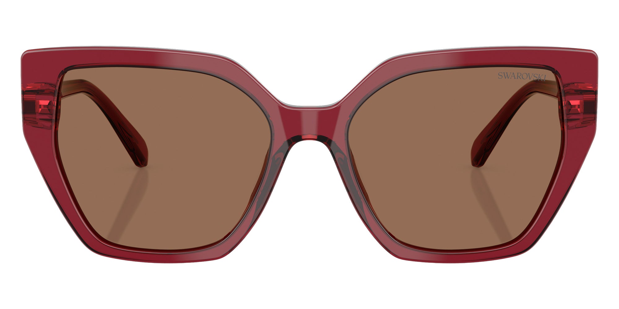 Swarovski SK6016 105573 56 - Transparent Burgundy / Dark Brown #id:sk6016105573_s:108100