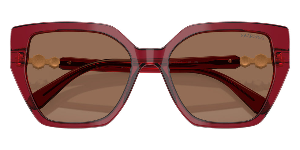 Swarovski SK6016 105573 56 - Transparent Burgundy / Dark Brown #id:sk6016105573_s:108120