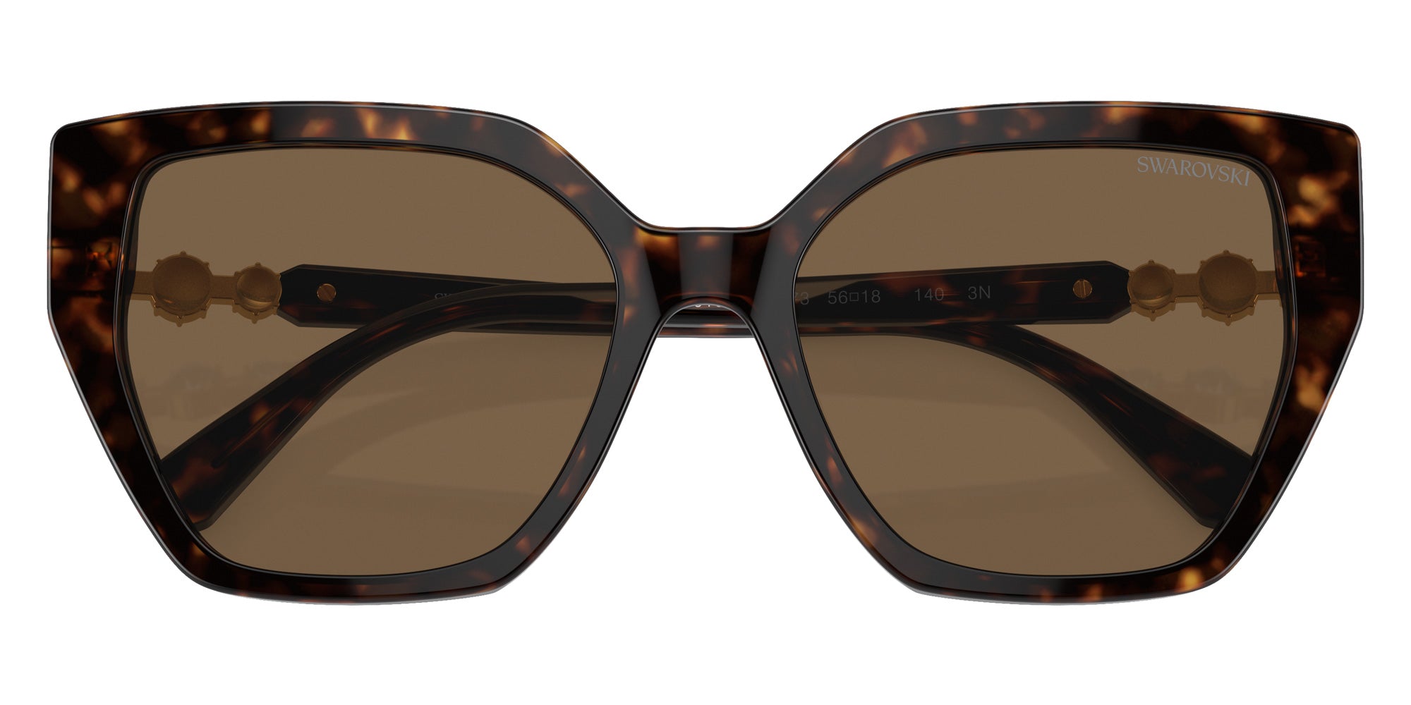 Swarovski SK6016F 100273 57 - Dark Havana / Dark Brown #id:sk6016f100273_s:102120