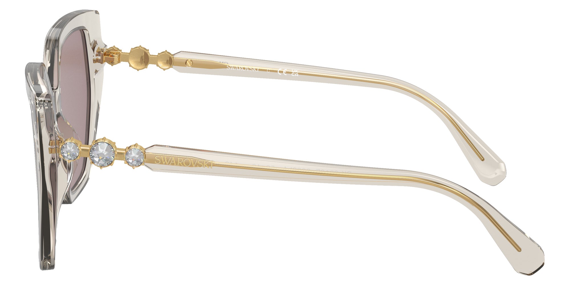 Swarovski SK6016F 3003LA 57 - Transparent Beige / Violet #id:sk6016f3003la_s:106110