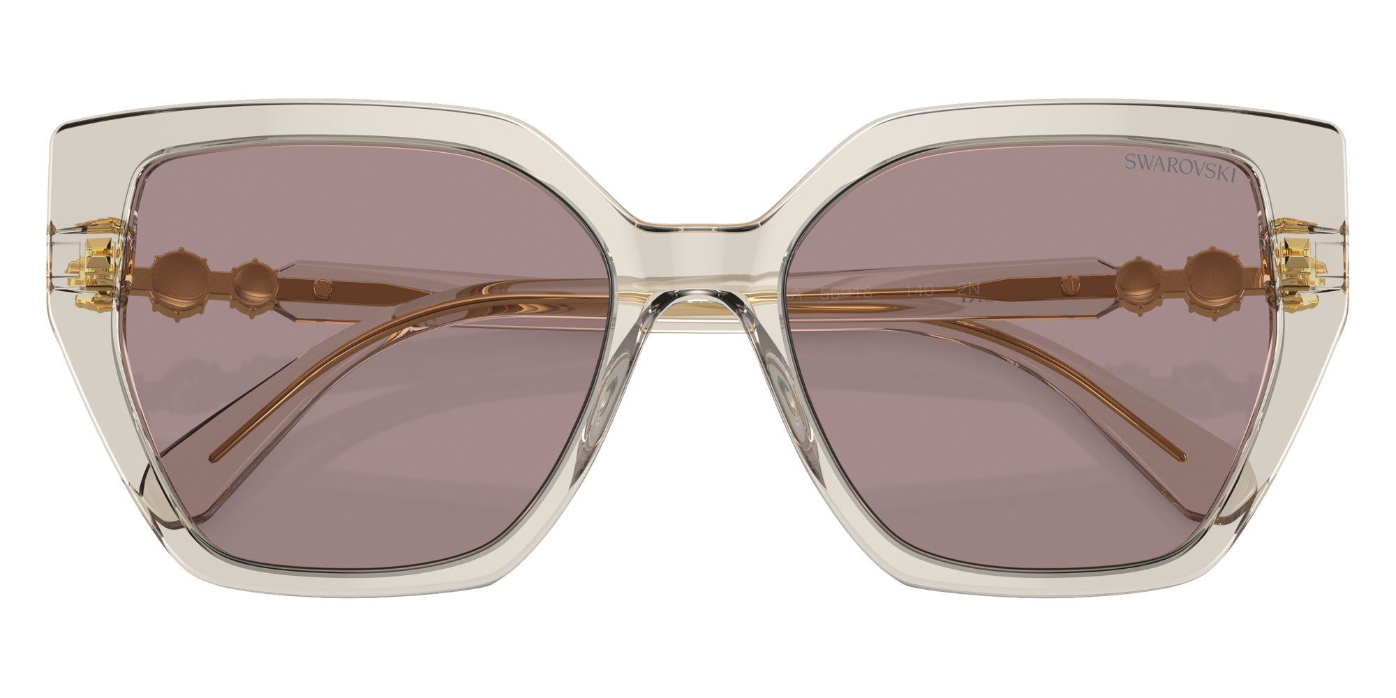 Swarovski SK6016F 3003LA 57 - Transparent Beige / Violet #id:sk6016f3003la_s:106120