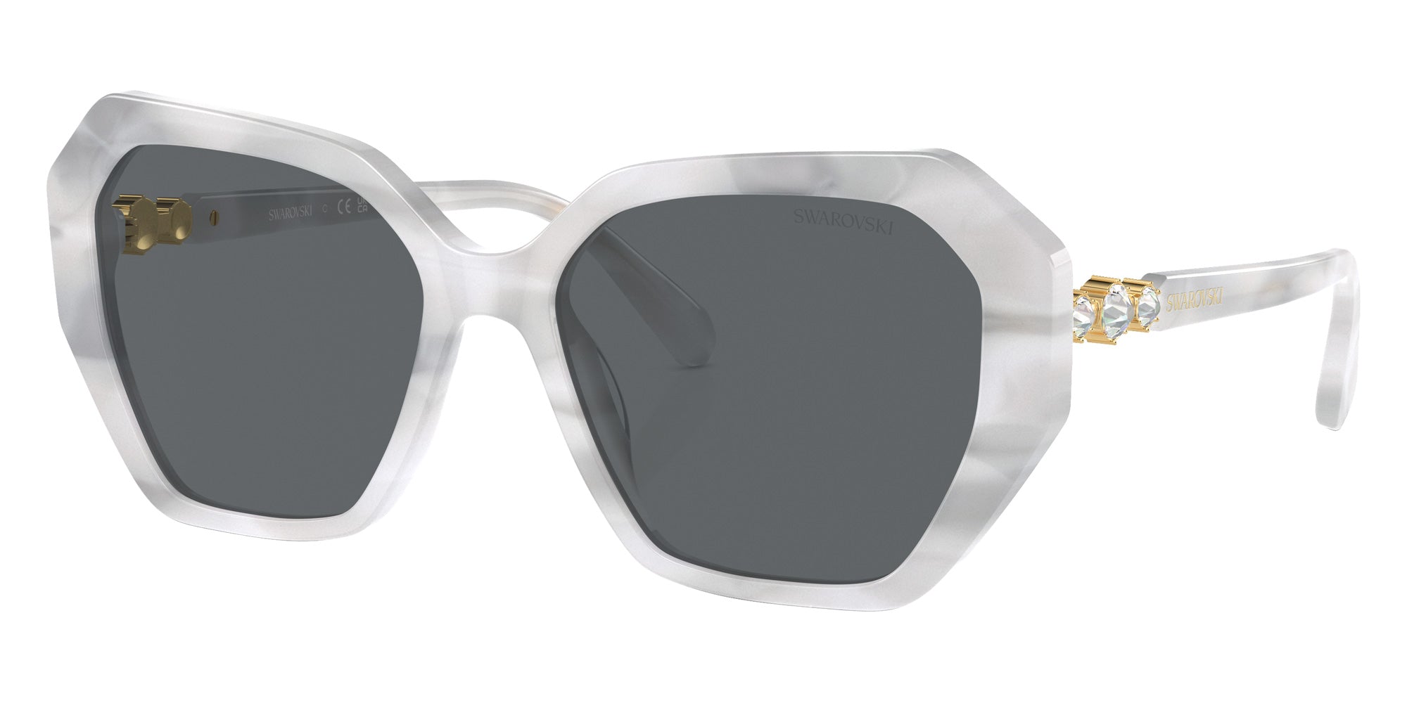 Swarovski SK6017 104287 56 - White / Dark Gray #id:sk6017104287_s:108105
