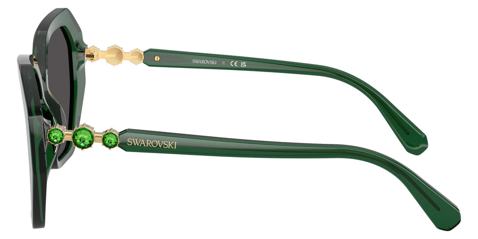 Swarovski SK6017 104587 56 - Transparent Green / Dark Gray #id:sk6017104587_s:110110