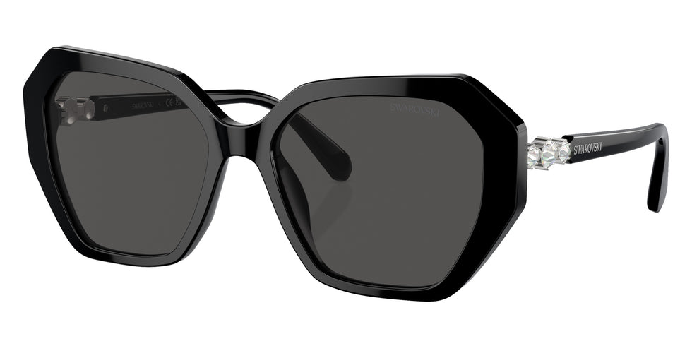 Swarovski SK6017F 100187 57 - Black / Dark Gray #id:sk6017f100187_s:100105