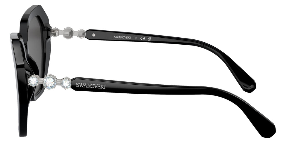 Swarovski SK6017F 100187 57 - Black / Dark Gray #id:sk6017f100187_s:100110