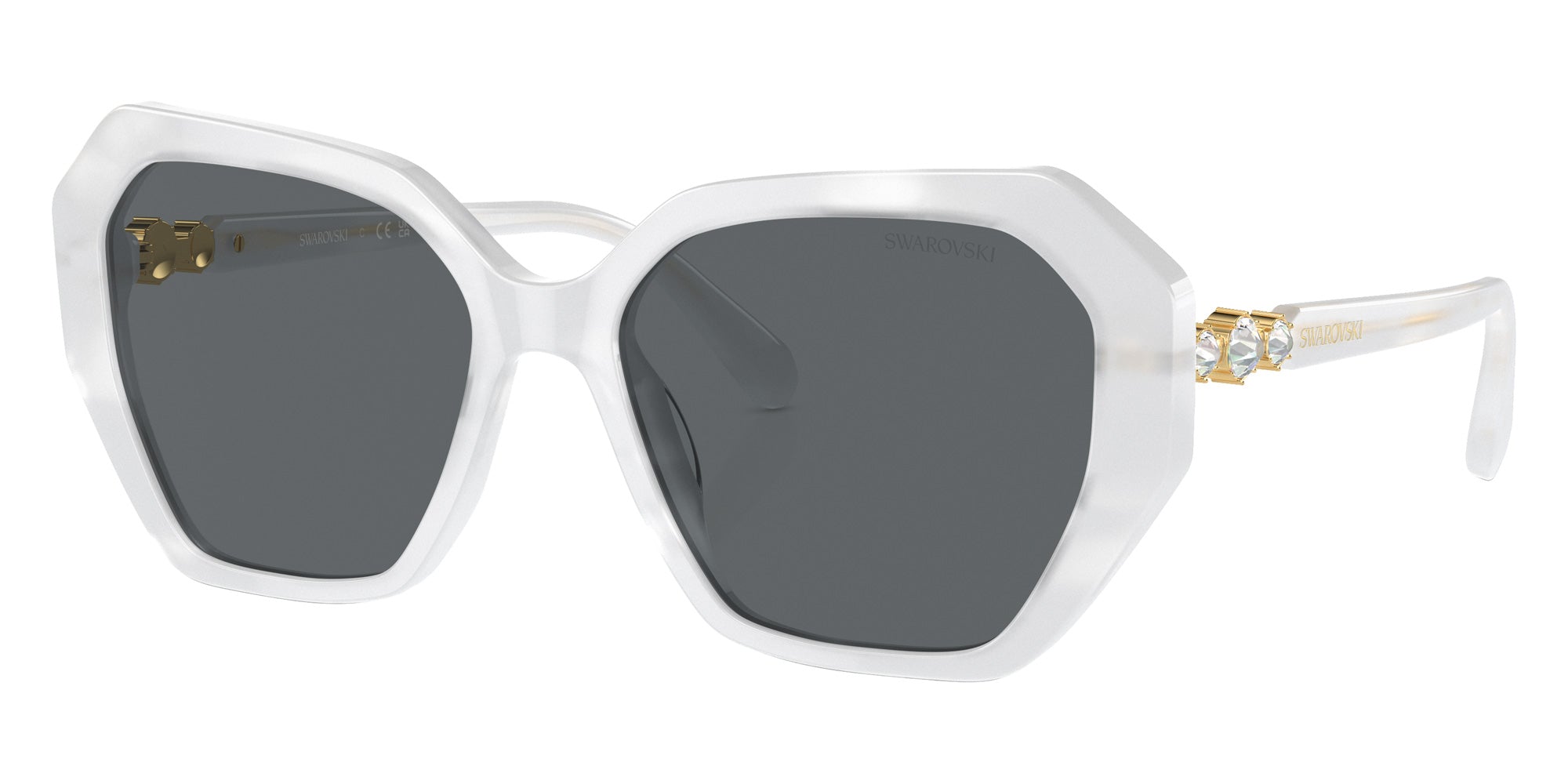 Swarovski SK6017F 104287 57 - White / Dark Gray #id:sk6017f104287_s:106105