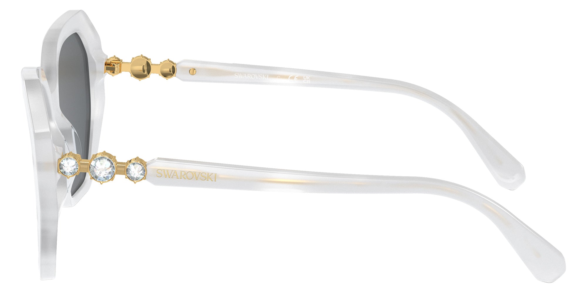 Swarovski SK6017F 104287 57 - White / Dark Gray #id:sk6017f104287_s:106110