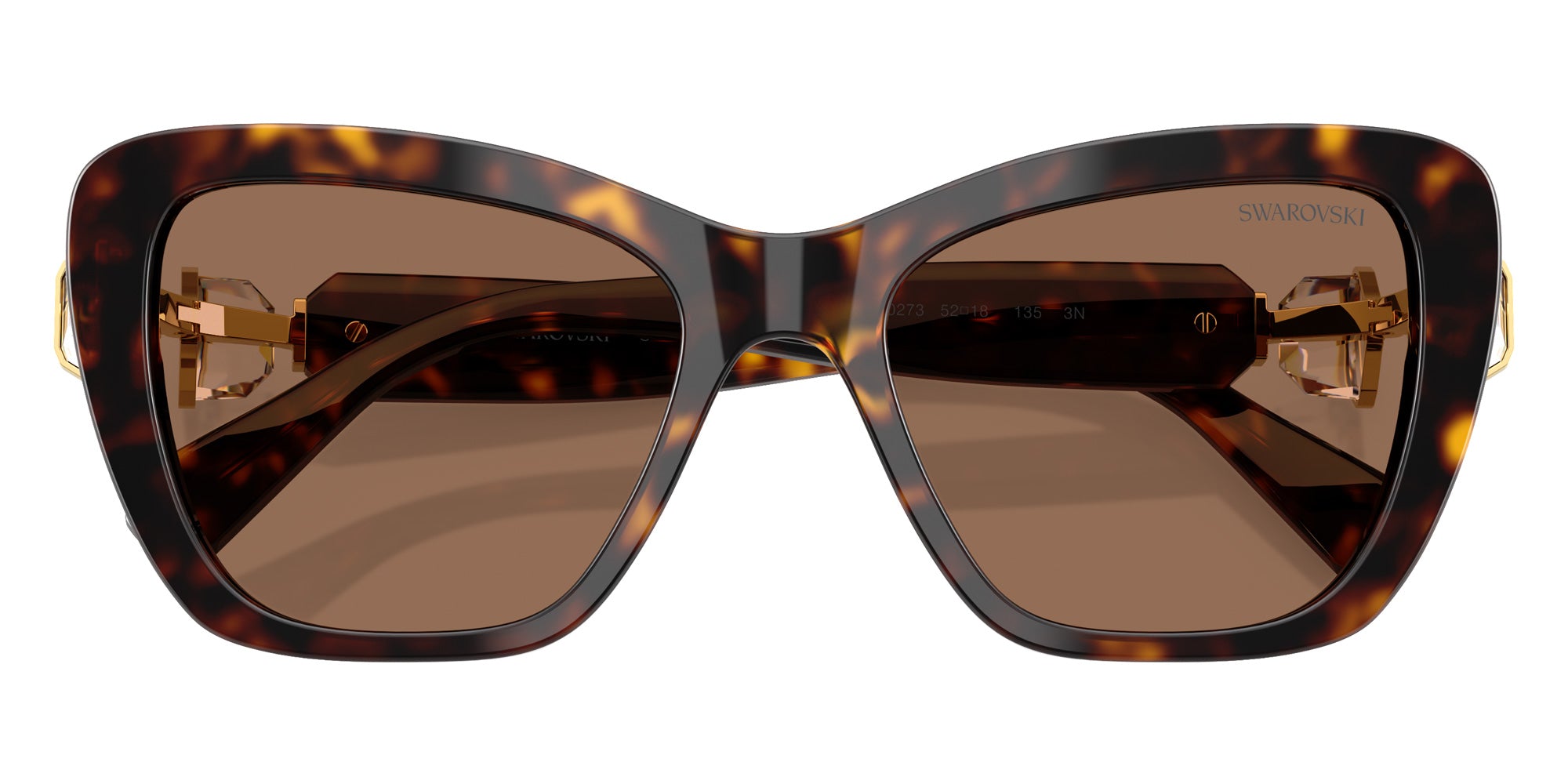 Swarovski SK6018 100273 52 - Havana / Dark Brown #id:sk6018100273_s:102120