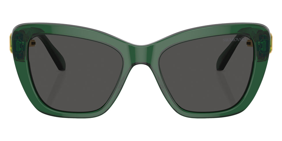 Swarovski SK6018 104587 52 - Transparent Dark Green / Dark Gray #id:sk6018104587_s:108100