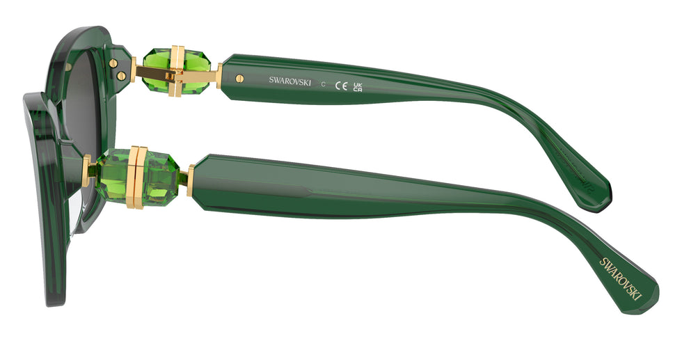 Swarovski SK6018 104587 52 - Transparent Dark Green / Dark Gray #id:sk6018104587_s:108110