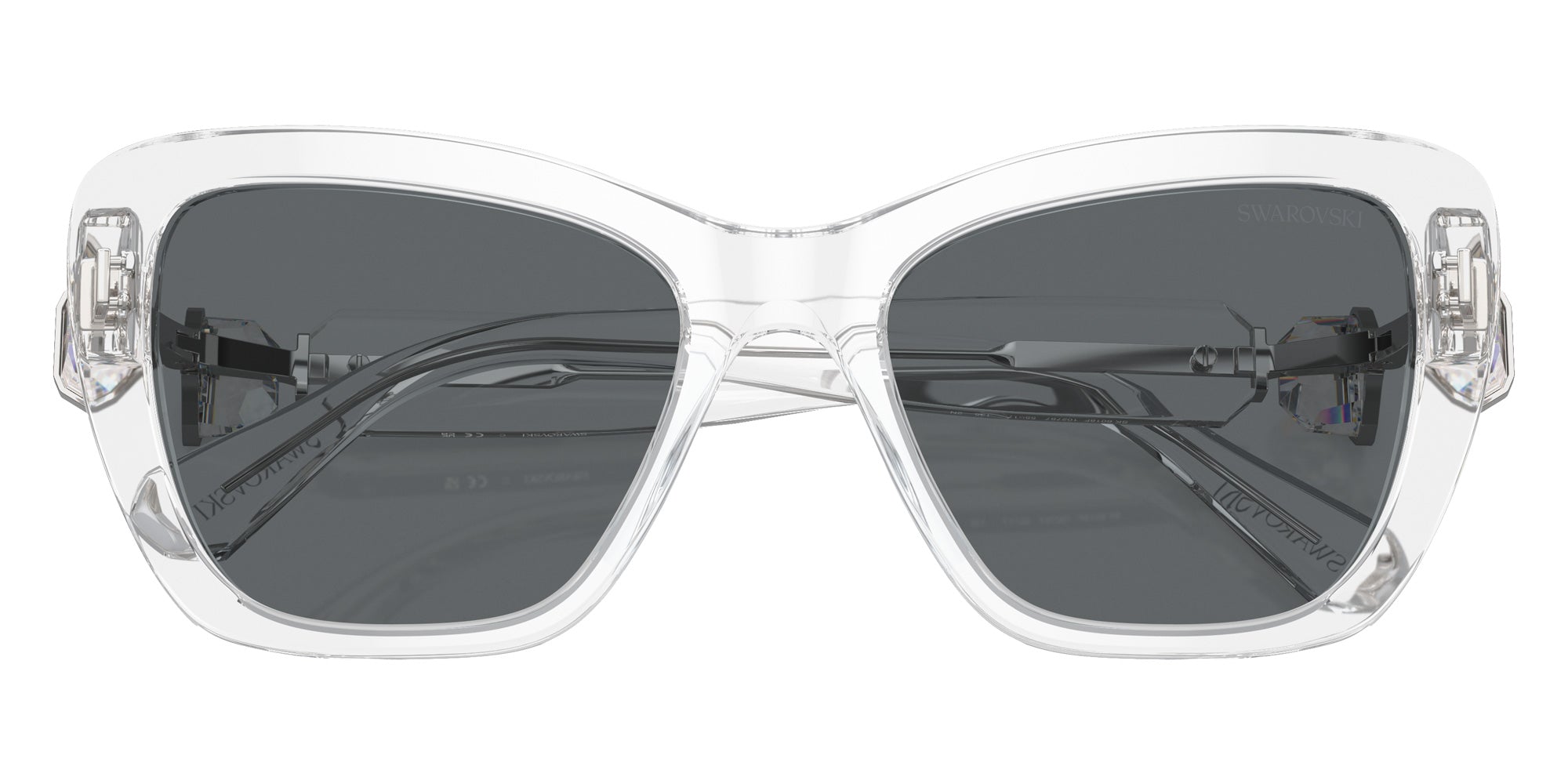 Swarovski SK6018F 102787 55 - Crystal / Dark Gray #id:sk6018f102787_s:102120
