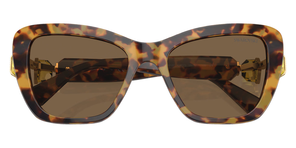 Swarovski SK6018F 104073 55 - Havana Media / Dark Brown #id:sk6018f104073_s:104120