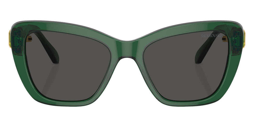 Swarovski SK6018F 104587 55 - Transparent Dark Green / Dark Gray #id:sk6018f104587_s:106100