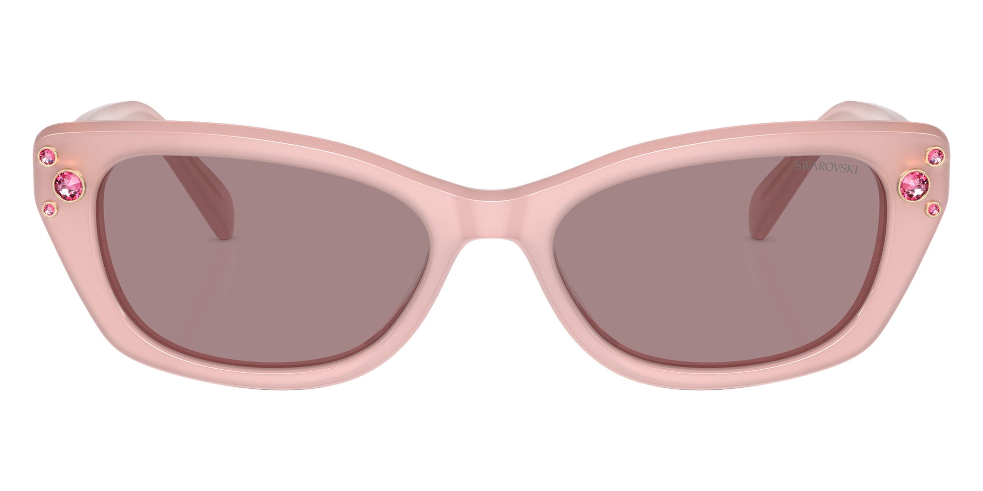 Swarovski SK6019 10317N 54 - Milky Pink / Light Purple Brown #id:sk601910317n_s:106100
