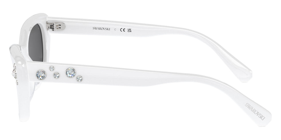 Swarovski SK6019 10336G 54 - Milky White / Gray Mirrored Black #id:sk601910336g_s:108110
