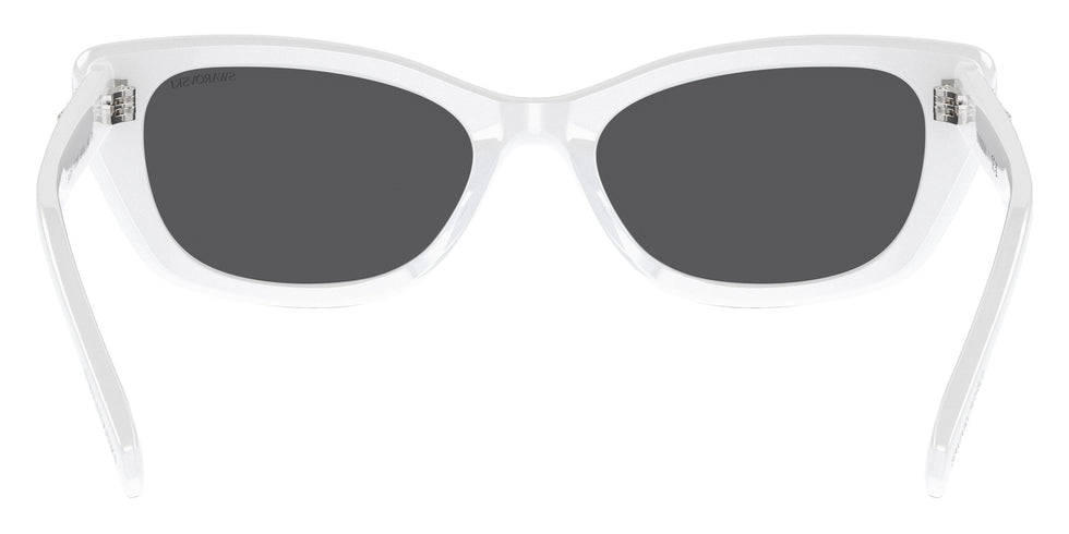 Swarovski SK6019 10336G 54 - Milky White / Gray Mirrored Black #id:sk601910336g_s:108115