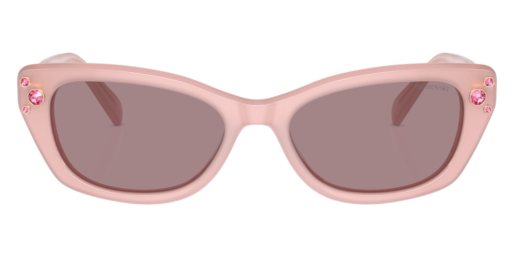 Swarovski SK6019F 10317N 54 - Milky Pink / Light Purple Brown #id:sk6019f10317n_s:102100