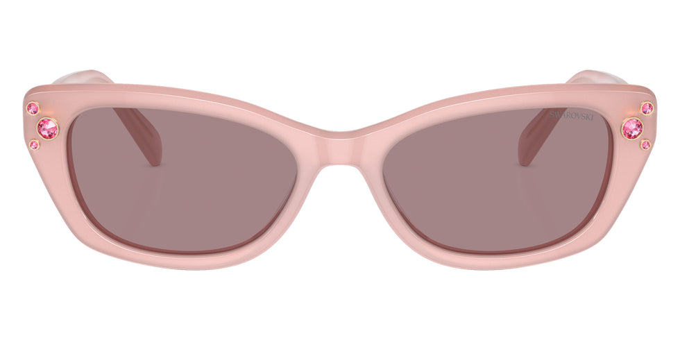 Swarovski SK6019F 10317N 54 - Milky Pink / Light Purple Brown #id:sk6019f10317n_s:102100